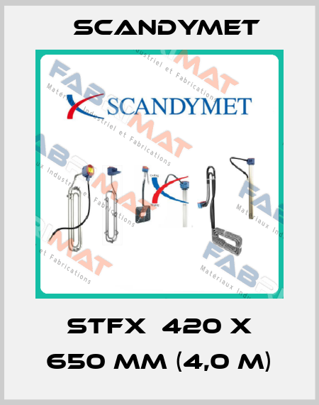 STFX  420 x 650 mm (4,0 m) SCANDYMET