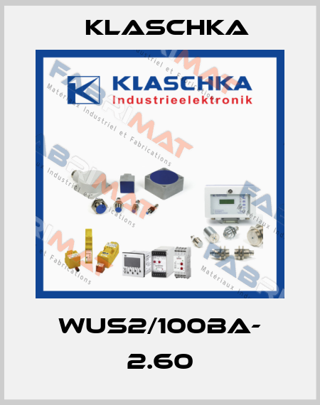 WUS2/100ba- 2.60 Klaschka