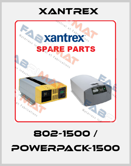 802-1500 / POWERPACK-1500 Xantrex
