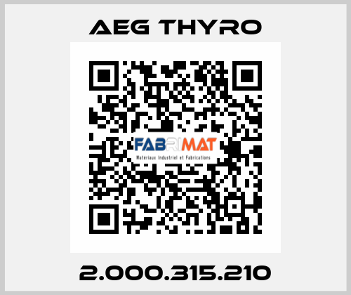 2.000.315.210 AEG THYRO