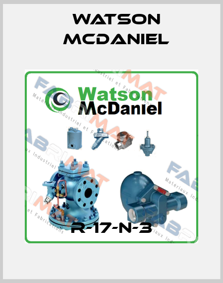 R-17-N-3 Watson McDaniel