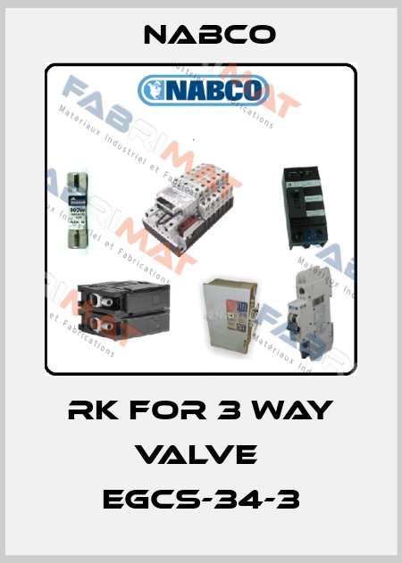 RK For 3 way Valve  EGCS-34-3 Nabco