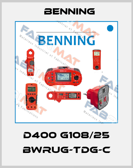 D400 G108/25 BWrug-TDG-C Benning