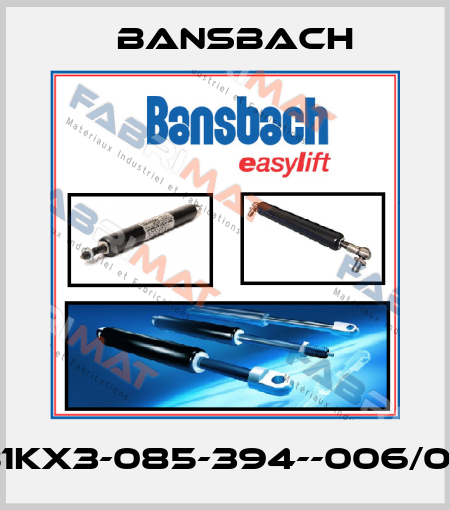 K0B1KX3-085-394--006/050N Bansbach