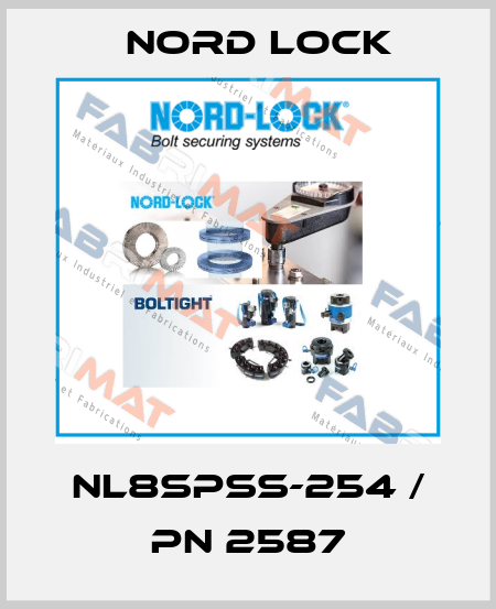 NL8SPSS-254 / PN 2587 Nord Lock