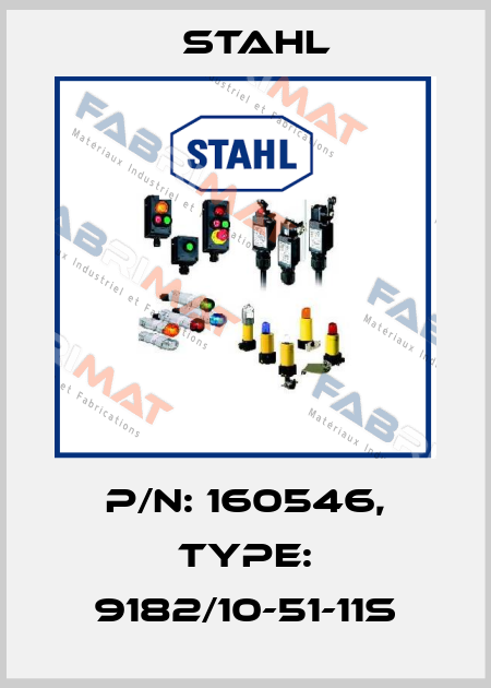 P/N: 160546, Type: 9182/10-51-11s Stahl