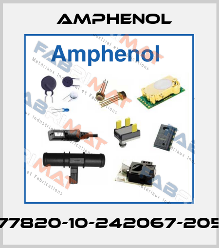77820-10-242067-205 Amphenol