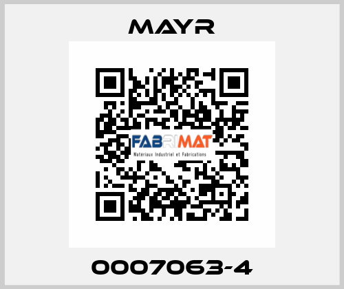 0007063-4 Mayr