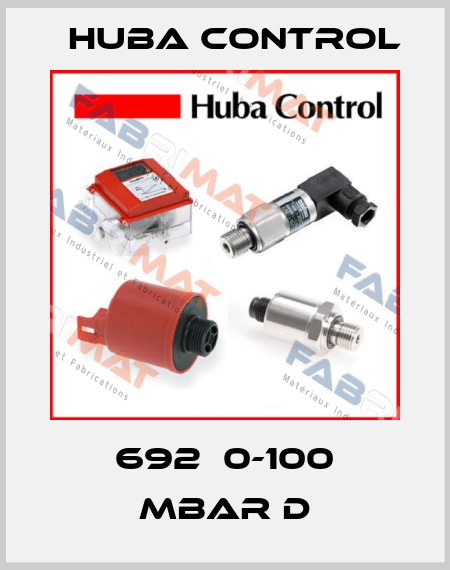 692  0-100 Mbar D Huba Control