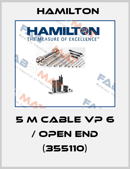 5 M CABLE VP 6 / OPEN END (355110) Hamilton