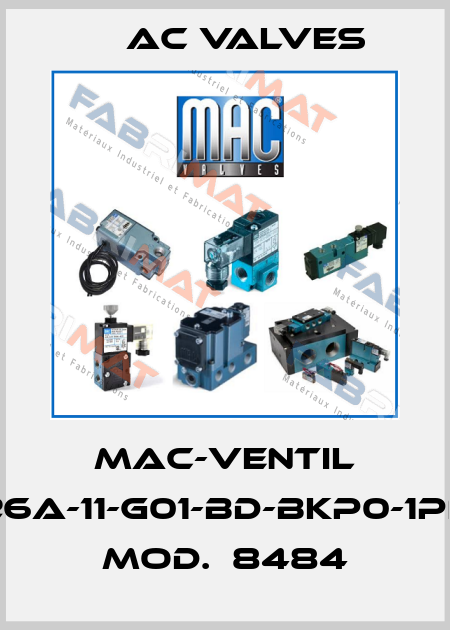 MAC-Ventil 26A-11-G01-BD-BKP0-1PN Mod.  8484 МAC Valves