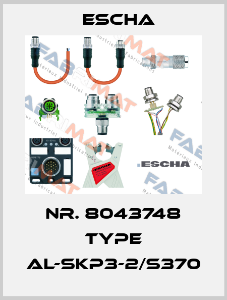 Nr. 8043748 Type AL-SKP3-2/S370 Escha