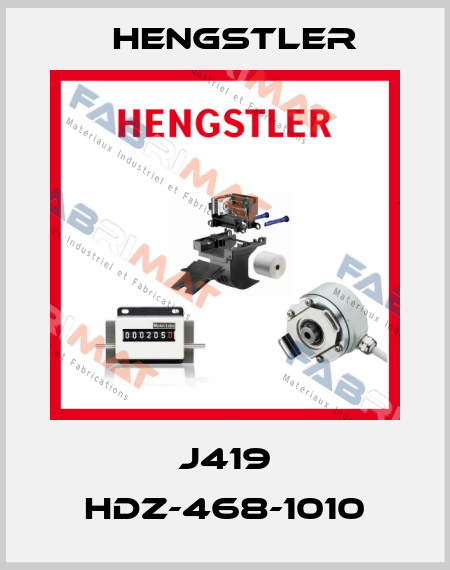 J419 HDZ-468-1010 Hengstler