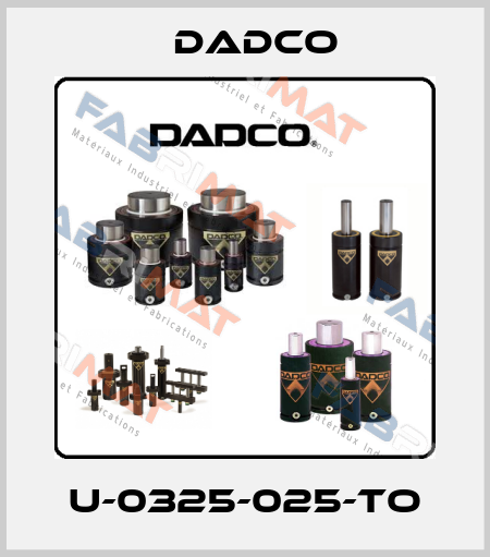 U-0325-025-TO DADCO