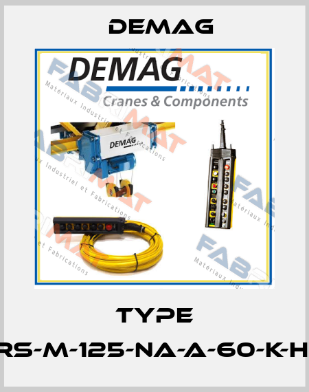Type DRS-M-125-NA-A-60-K-H-X Demag