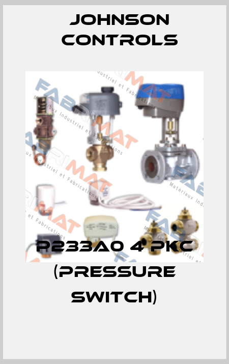 P233A0 4 PKC (PRESSURE SWITCH) Johnson Controls