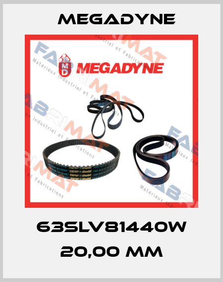 63SLV81440W 20,00 mm Megadyne