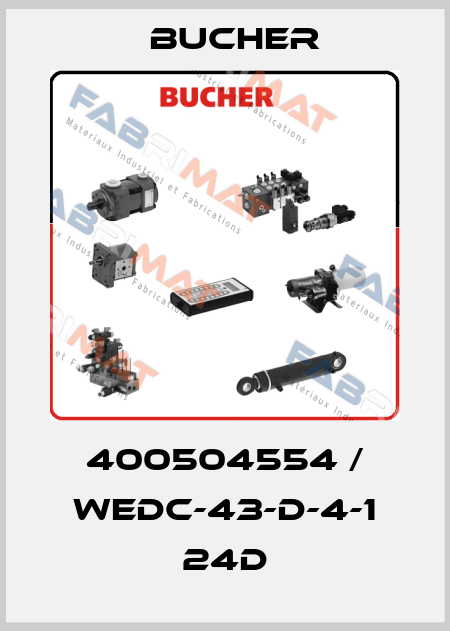 400504554 / WEDC-43-D-4-1 24D Bucher
