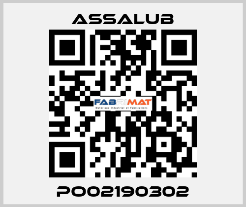 PO02190302 ASSALUB