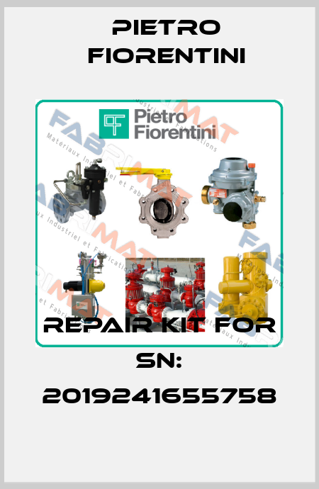 Repair kit for SN: 2019241655758 Pietro Fiorentini