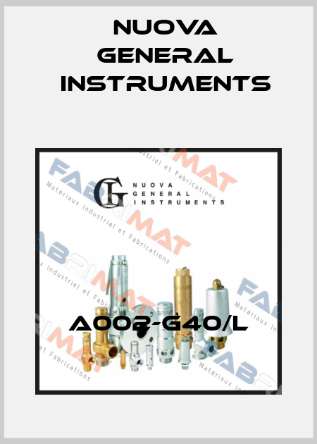A002-G40/L Nuova General Instruments