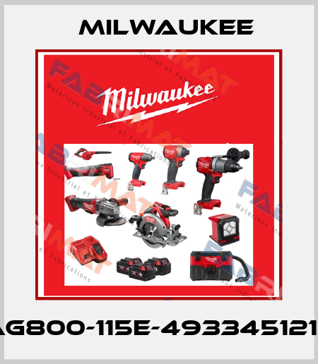 AG800-115E-4933451210 Milwaukee