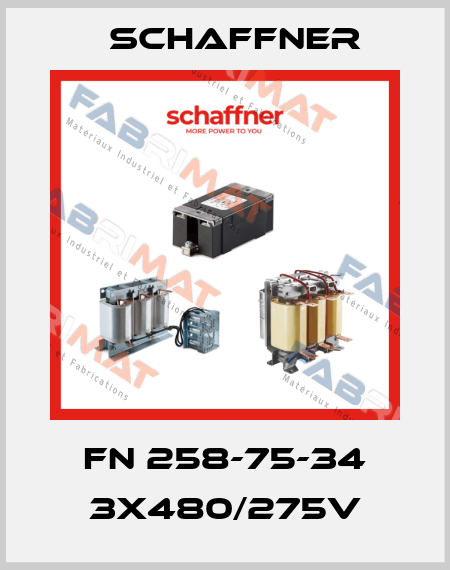 FN 258-75-34 3x480/275V Schaffner