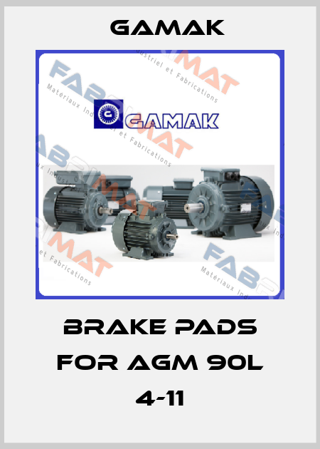 brake pads for AGM 90L 4-11 Gamak