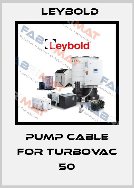 pump cable for TURBOVAC 50 Leybold