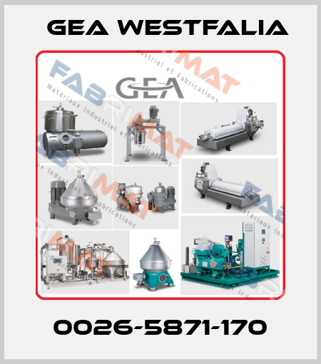 0026-5871-170 Gea Westfalia