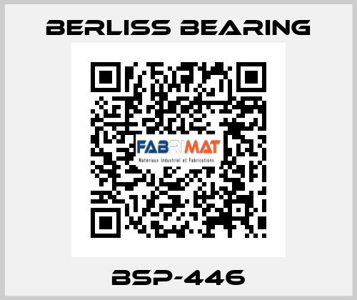 BSP-446 Berliss Bearing