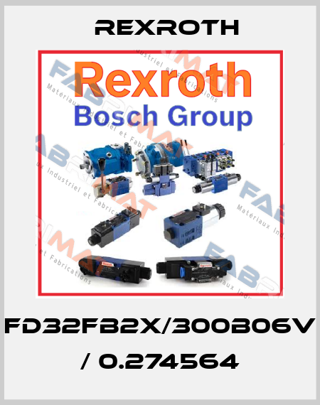FD32FB2X/300B06V / 0.274564 Rexroth