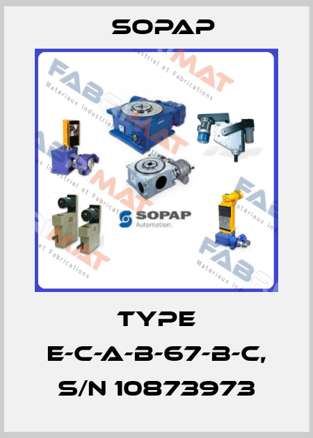 Type E-C-A-B-67-B-C, s/n 10873973 Sopap