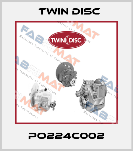 PO224C002 Twin Disc