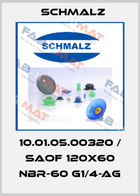 10.01.05.00320 / SAOF 120x60 NBR-60 G1/4-AG Schmalz