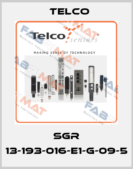 SGR 13-193-016-E1-G-09-5 Telco