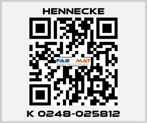 K 0248-025812 Hennecke