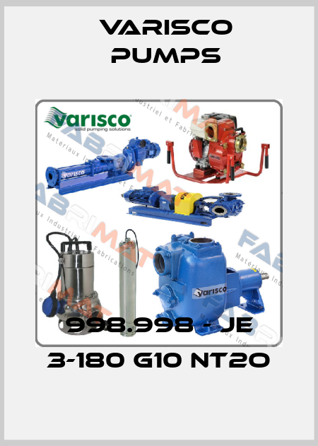 998.998 - JE 3-180 G10 NT2O Varisco pumps
