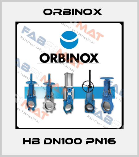 HB DN100 PN16 Orbinox