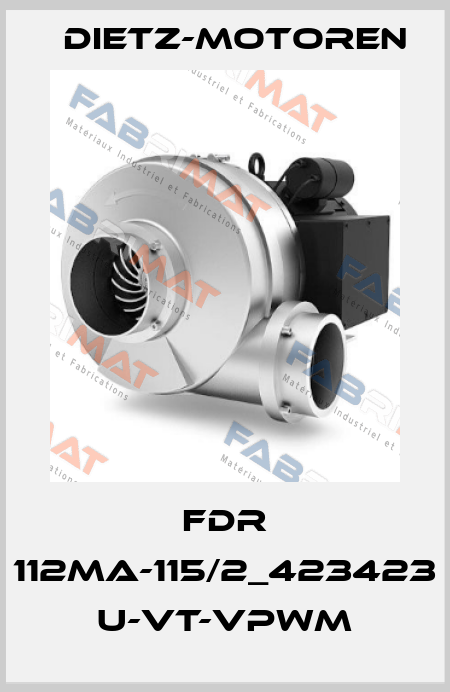 FDR 112Ma-115/2_423423 U-VT-VPWM Dietz-Motoren