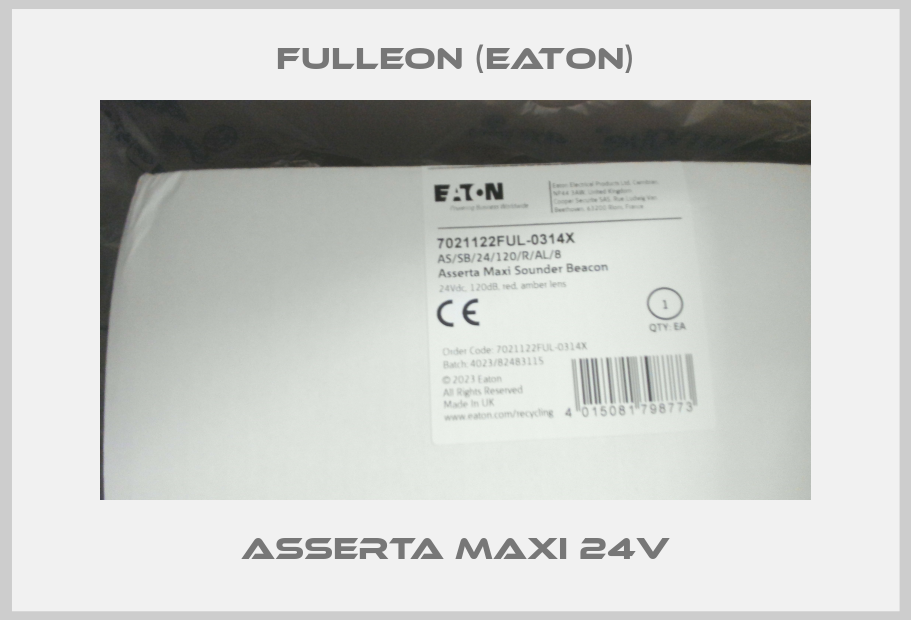 ASSERTA MAXI 24V Fulleon (Eaton)