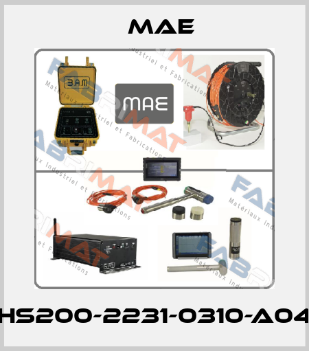 HS200-2231-0310-A04 Mae