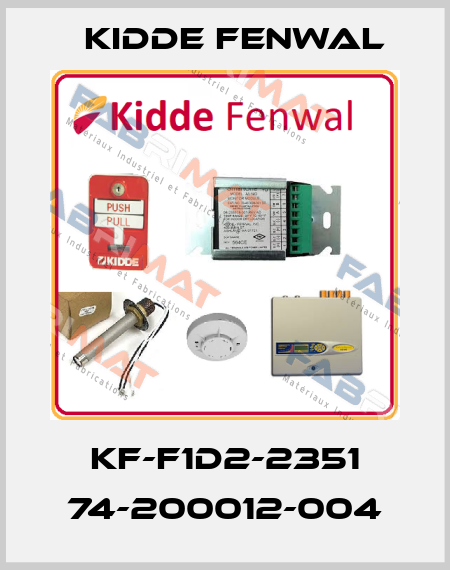 KF-F1D2-2351 74-200012-004 Kidde Fenwal
