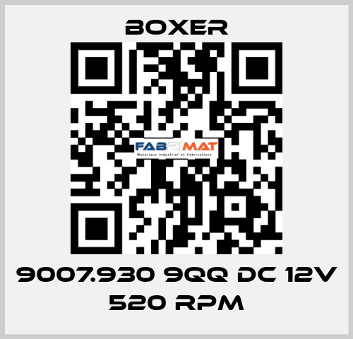 9007.930 9QQ DC 12V 520 rpm Boxer