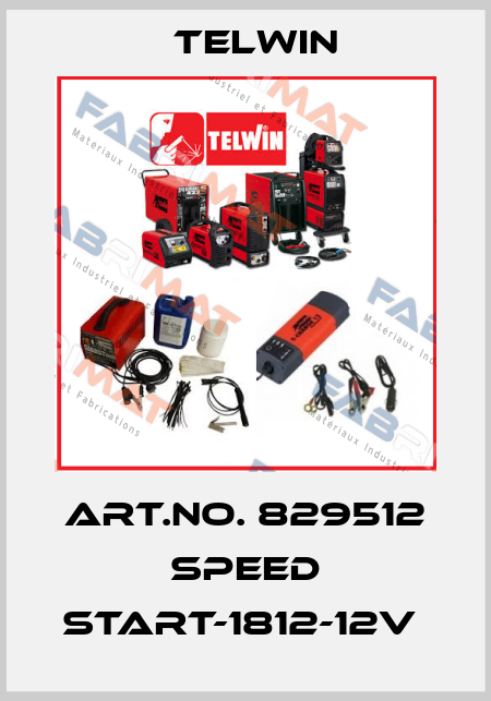 Art.No. 829512 Speed Start-1812-12V  Telwin