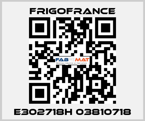 E302718H 03810718 Frigofrance