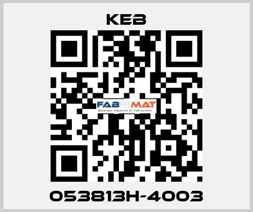 053813H-4003 KEB