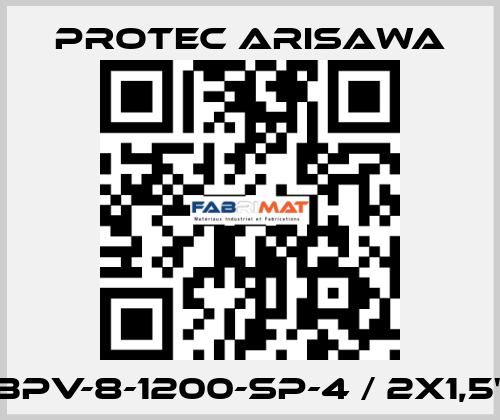 BPV-8-1200-SP-4 / 2x1,5" Protec Arisawa