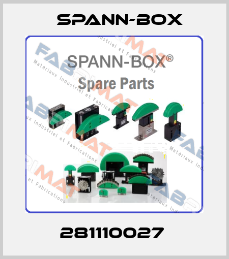 281110027  SPANN-BOX