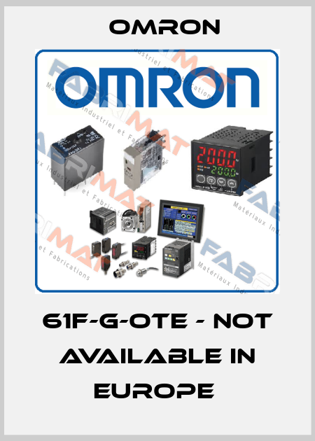 61F-G-OTE - not available in Europe  Omron
